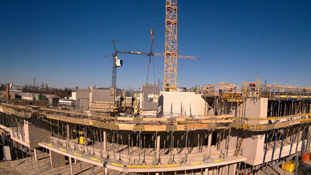 Green Business Center Linz Baustelle